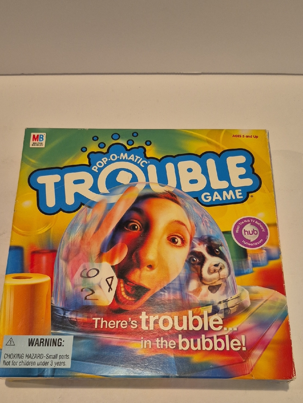 Kids hasbro trouble game